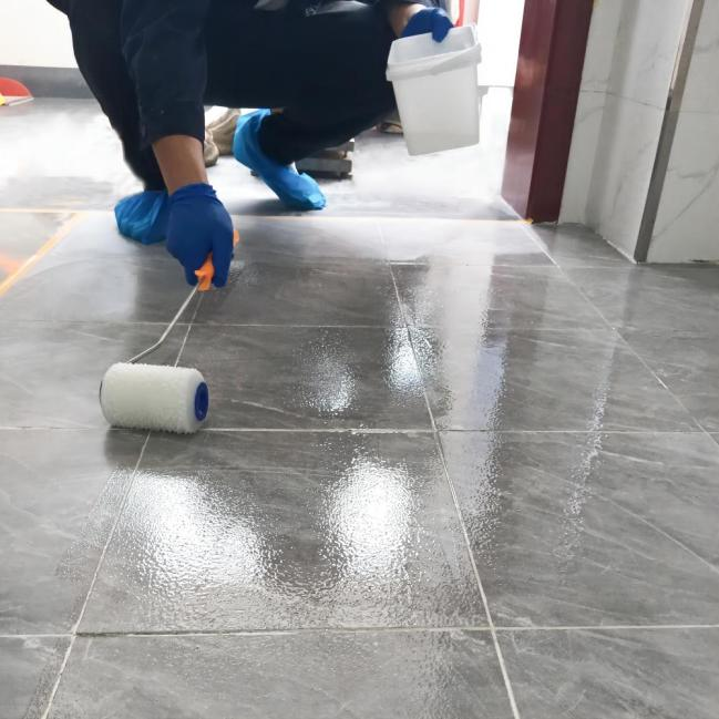 凈味免砸磚透明天冬聚脲防水膠